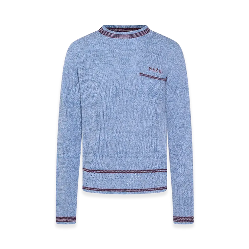 MARNI 'MARNI Mending' Sweater "Light Blue"
