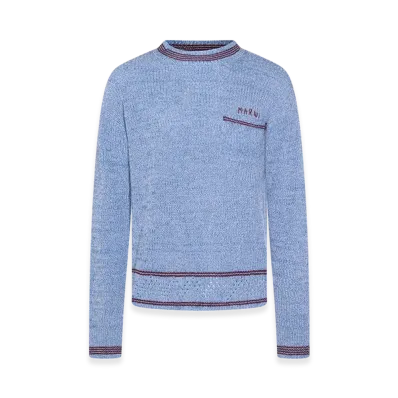 MARNI 'MARNI Mending' Sweater "Light Blue"