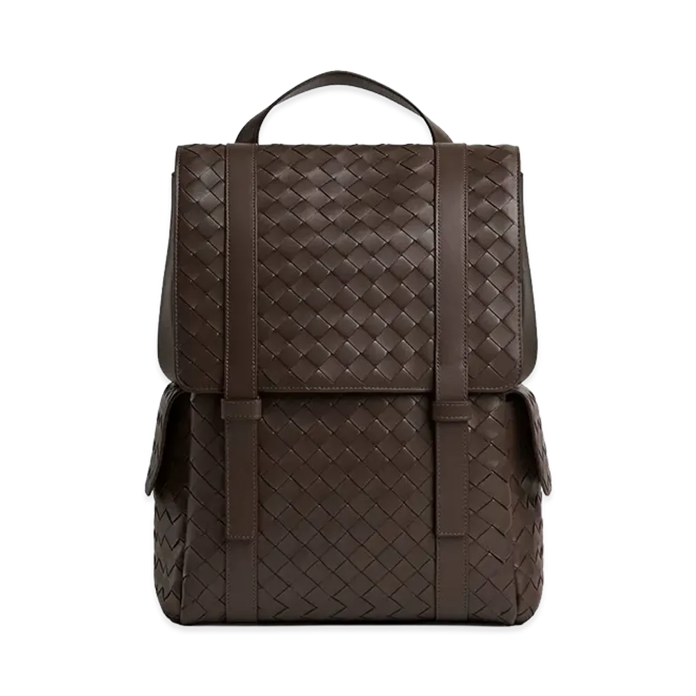 Bottega Veneta Back-To-School Backpack "Old Wood"