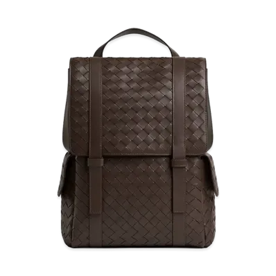Bottega Veneta Back-To-School Backpack "Old Wood"