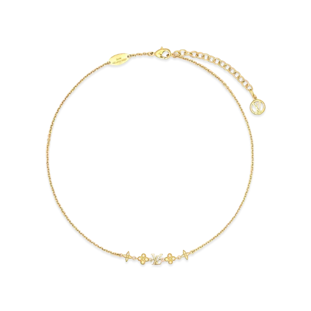 Louis Vuitton Baby Louis Necklace "Gold"