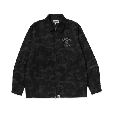 A BATHING APE Asia Camo Zip Jacket "Black"