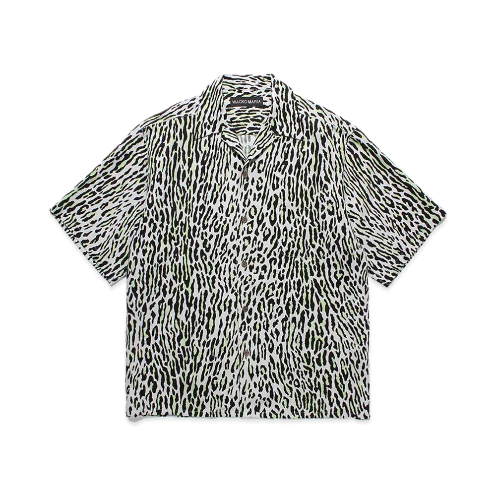 WACKO MARIA Leopard Hawaiian Shirt "Gray"