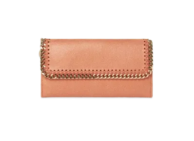 STELLA McCARTNEY Farabela Continental Wallet "Bright Orange"