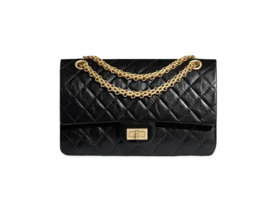 CHANEL 2.55 Hand Bags Aged Calfskin "Black"
