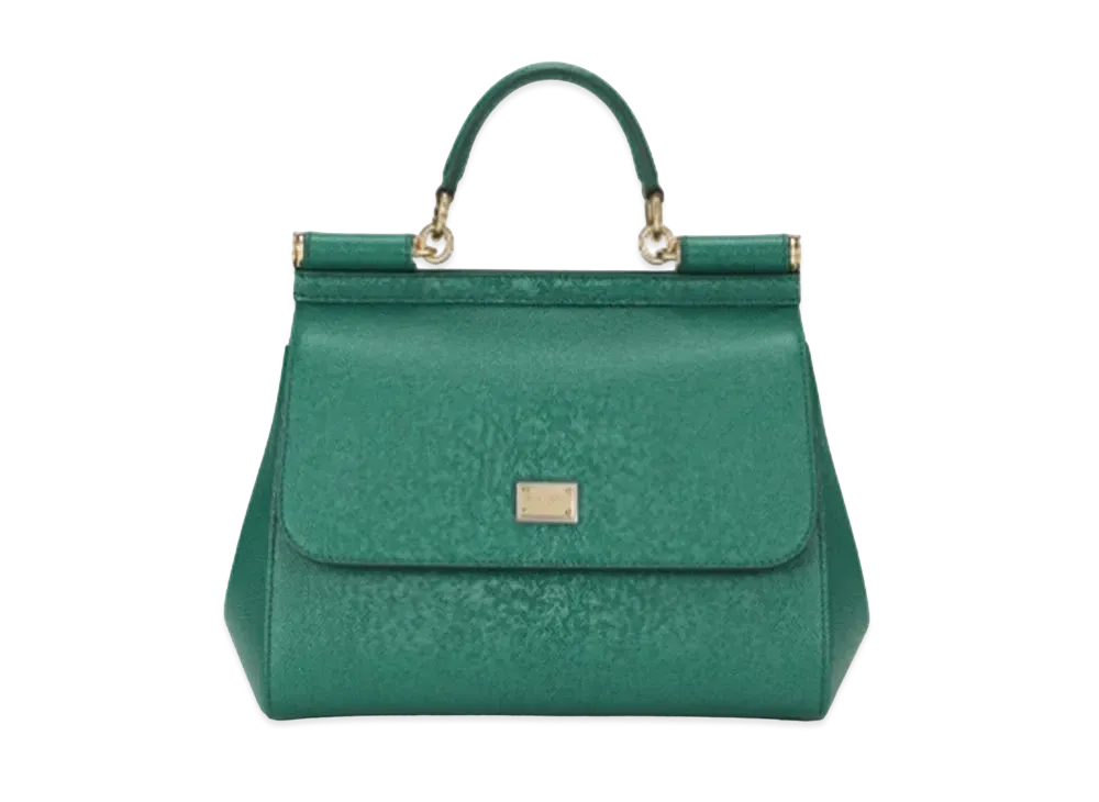 Dolce&Gabbana Sicily Bag Medium Dauphine Calfskin "Green"