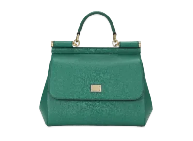 Dolce&Gabbana Sicily Bag Medium Dauphine Calfskin "Green"