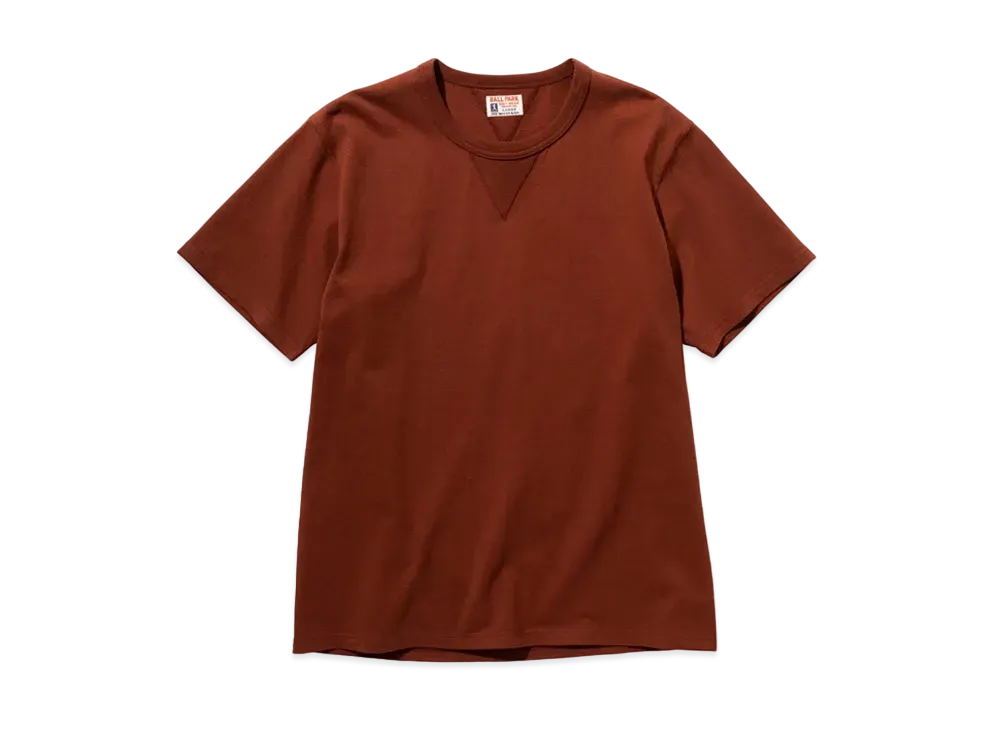 THE REAL McCOY'S GUSSET T-SHIRT "Crimson"