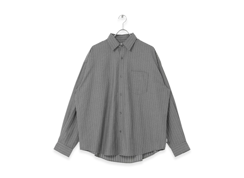 SEE SEE x URBS Acy Seersucker Shirts "Gray"
