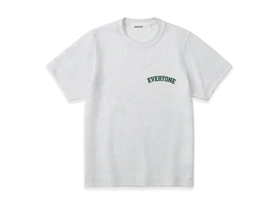 everyone Women's Collegiate Logo Tee Shirt "Ash/Green"