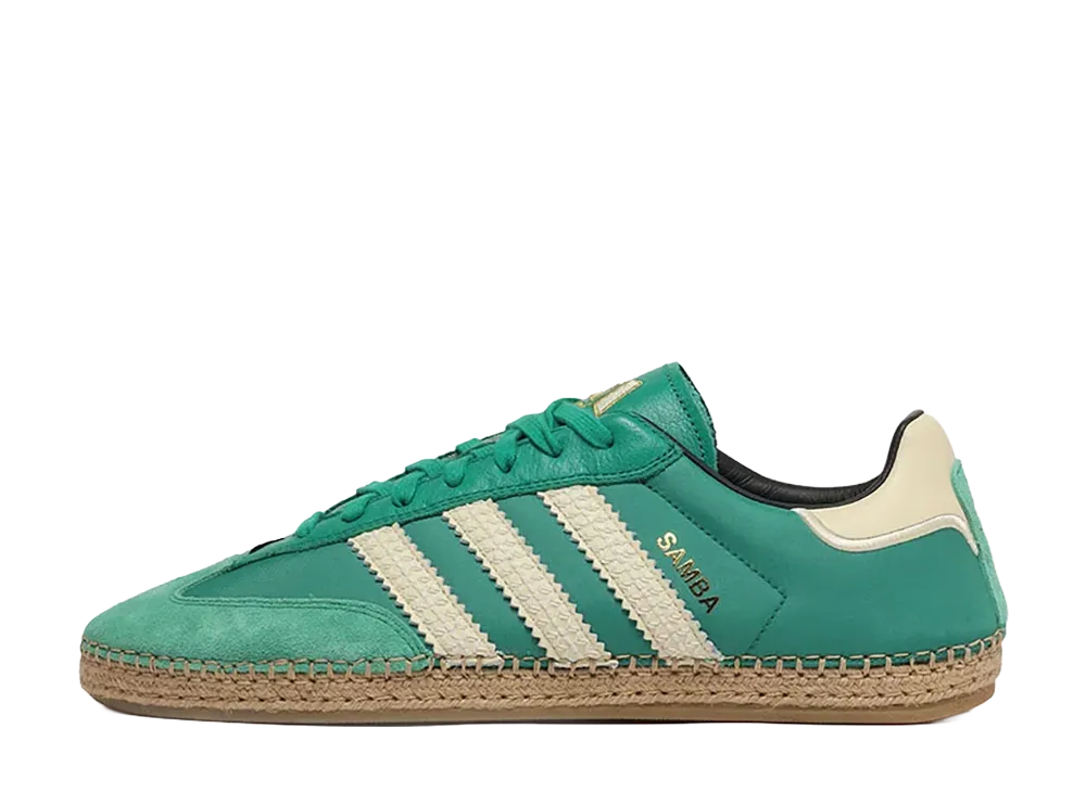 CLOT × adidas Samba Espadrille by Edison Chen "Grass Green"