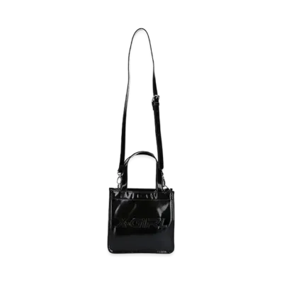 X-Girl Faux Leather 2Way Mini Tote Bag X-Girl "Black"