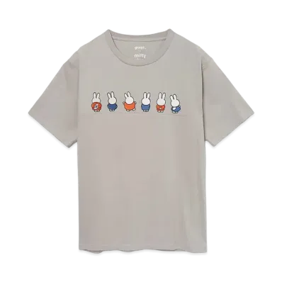 graniph x Miffy Buckshot T-Shirt "Gray"