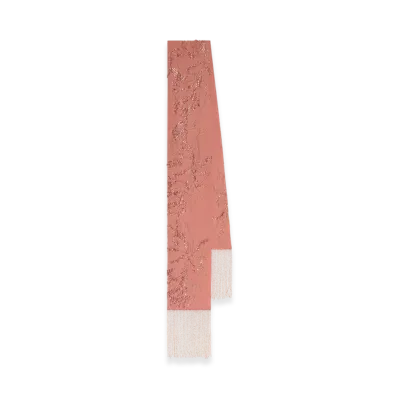 DRIES VAN NOTEN Women's Embellished Silk Scarf "Old rose"
