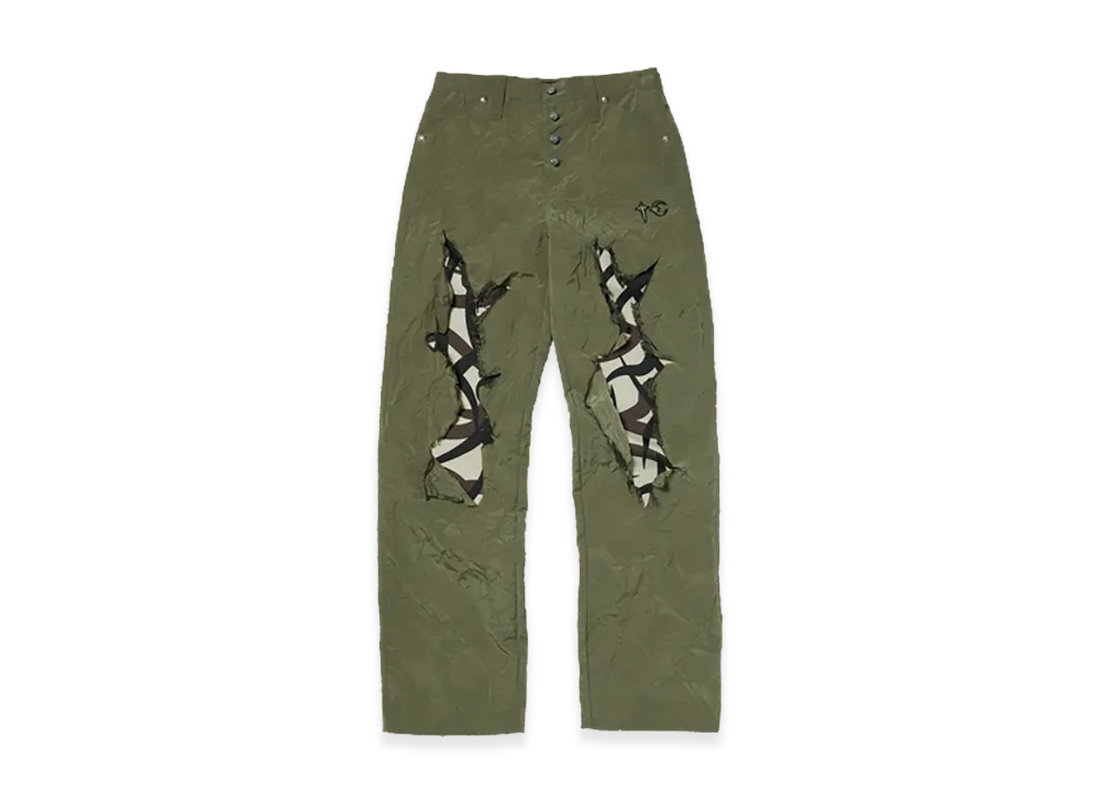 THUG CLUB Burnt Tribal Camo Pants "Khaki"