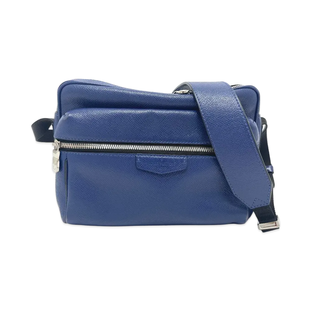 Louis Vuitton Outdoor Messenger Taiga Cobalt