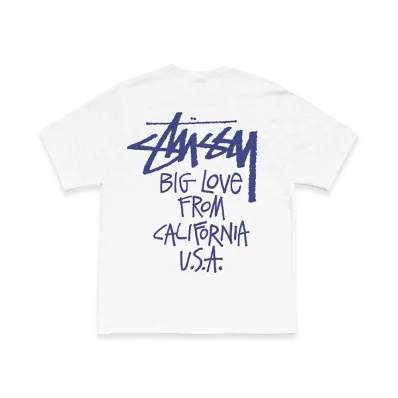Stussy Big Love Tee "Ash Heather"