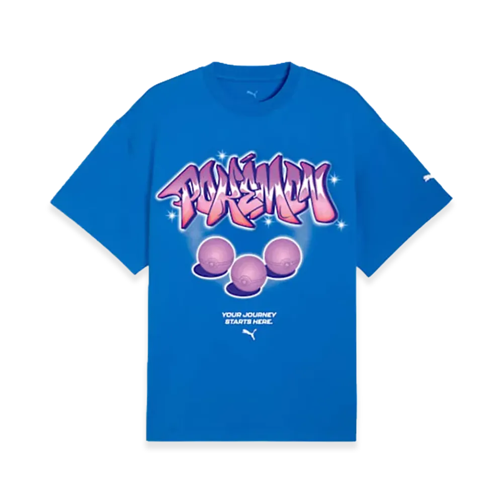 PUMA x Pokemon S/S Tee I "PUMA Team Royal"