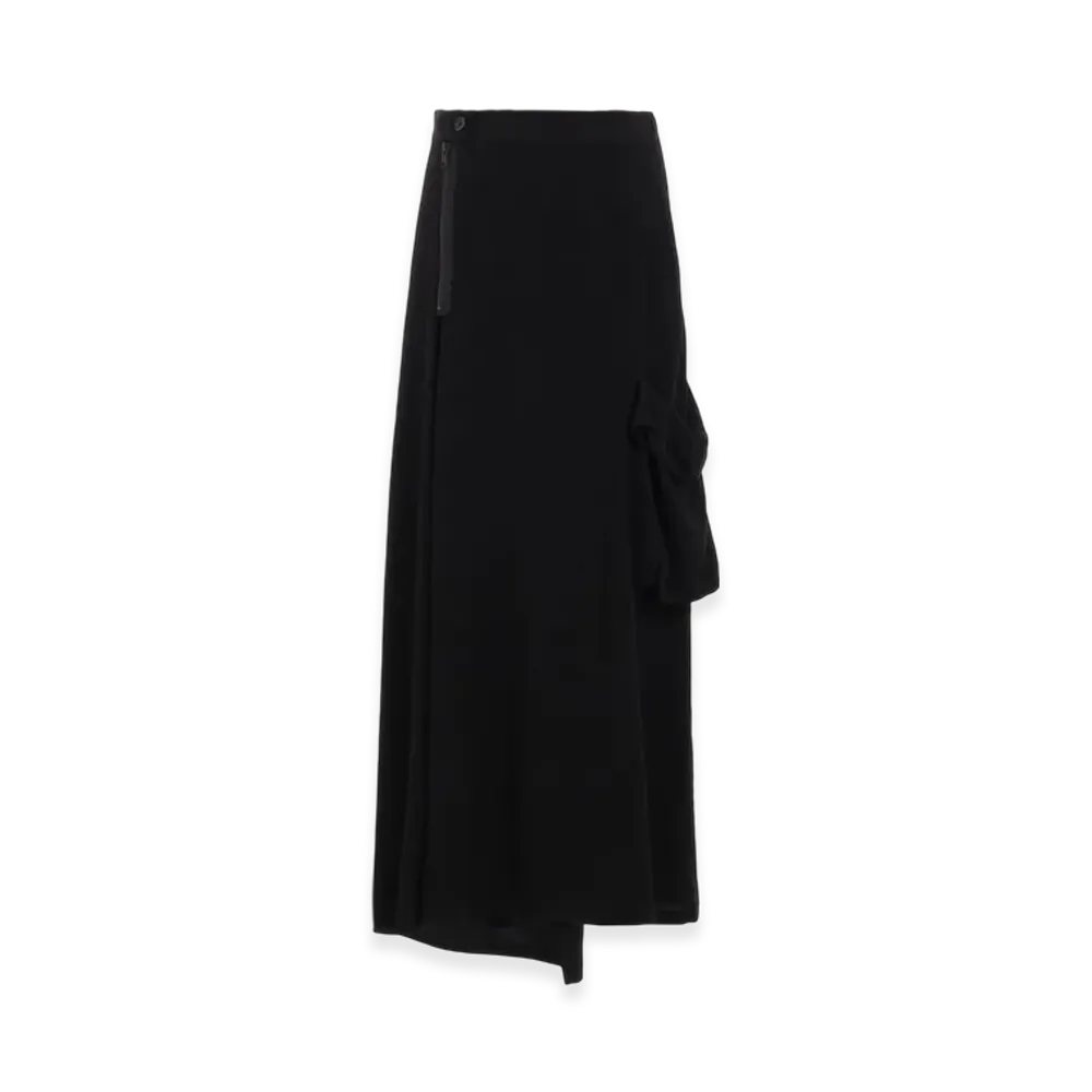 S'YTE Crepe de Chine Pocket Skirt "Black"