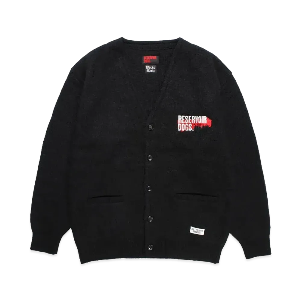 WACKO MARIA x Reservoir Dogs / Heavy Mohair Knit Cardigan "Black"