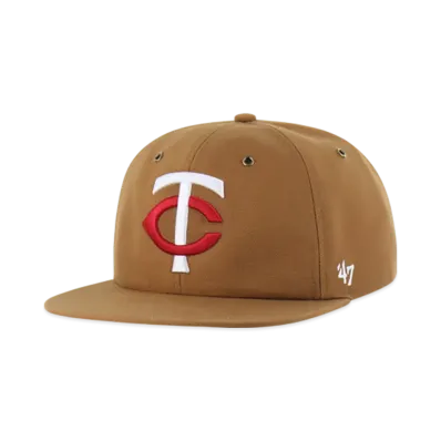 47 x Carhartt Minnesota Twins Captain RL Relaxed Fit "Brown"