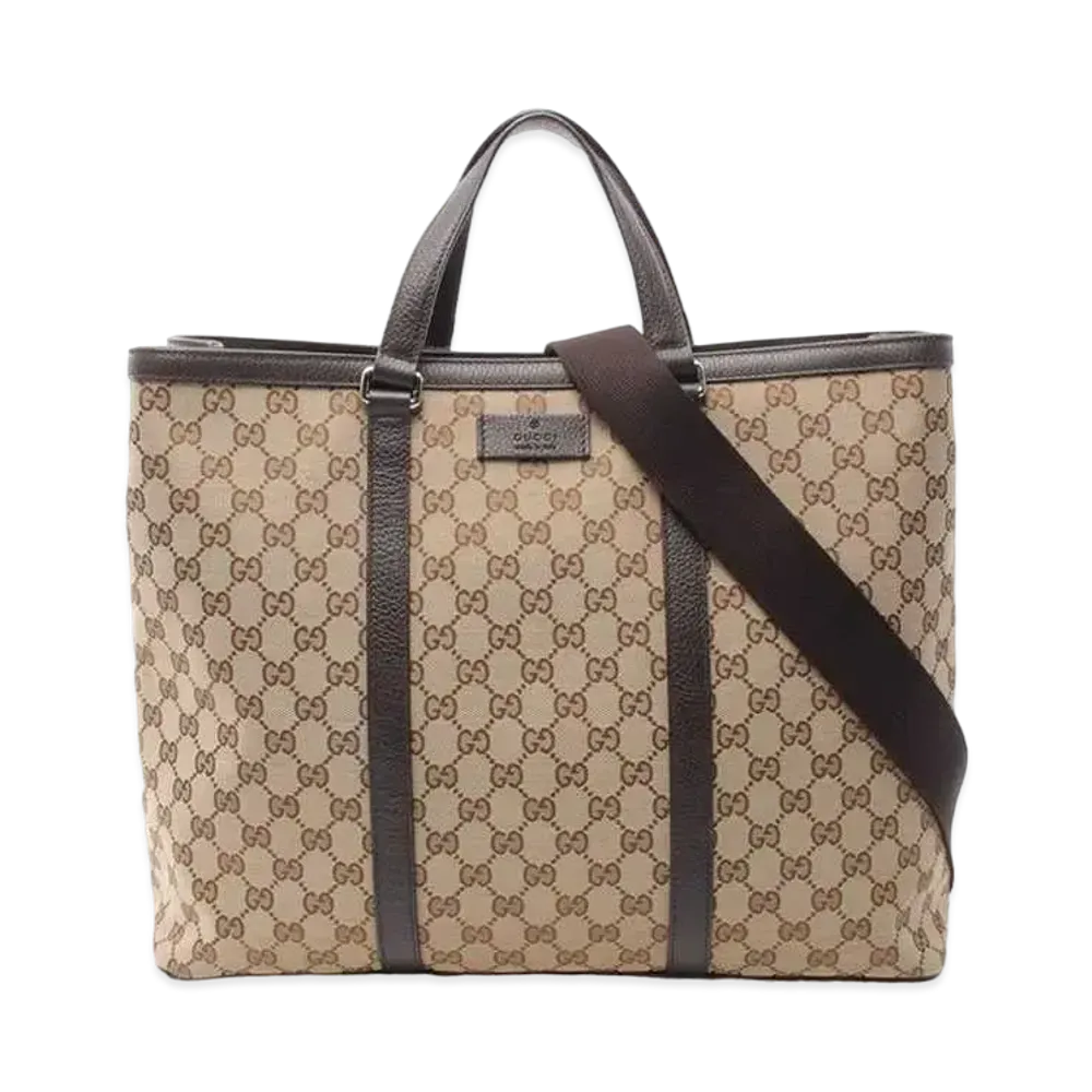 GUCCI GG Canvas Tote Bag "Beige"
