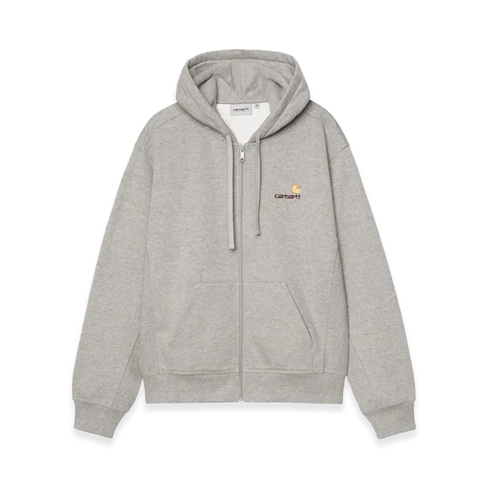Carhartt WIP Hooded American Script Jacket "Grey Heather"