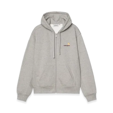 Carhartt WIP Hooded American Script Jacket "Grey Heather"