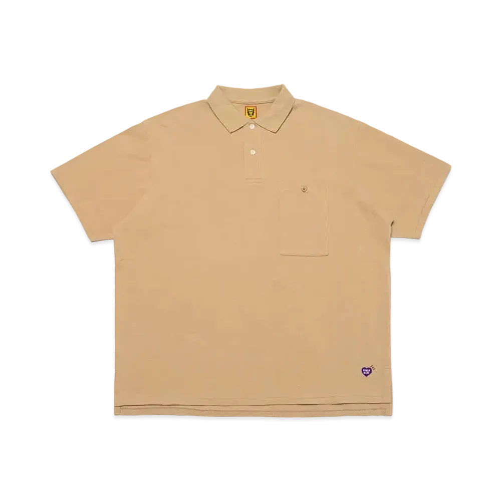HUMAN MADE Big Polo Shirt "Beige"