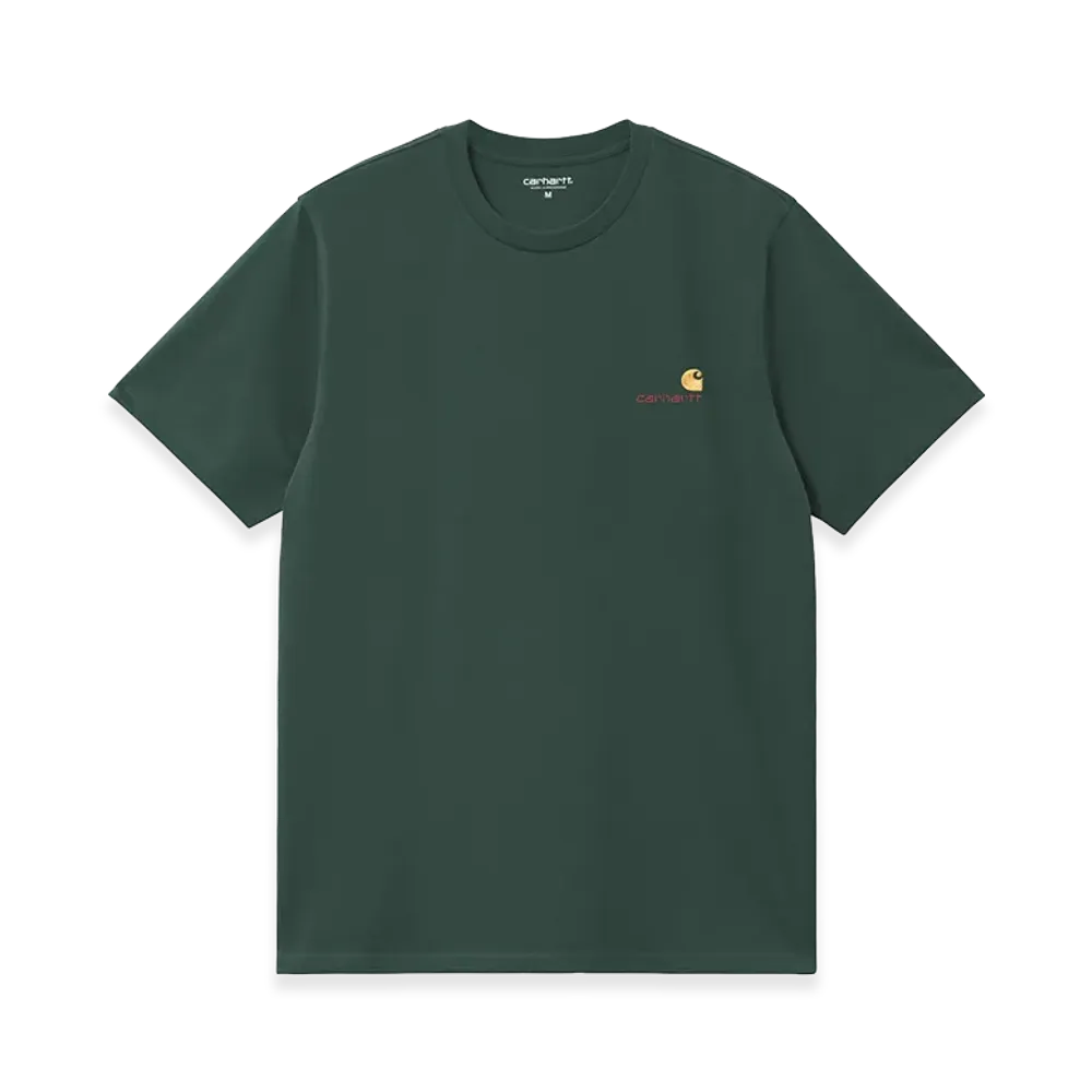 Carhartt WIP S/S American Script T-Shirt "Kale Green"