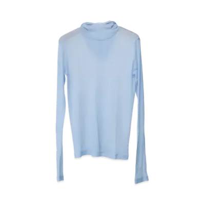 Ernie Palo Sheer rib Hoodie L/S "Sax"