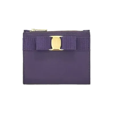 Salvatore Ferragamo Bi-Fold Wallet "Deep Purple"