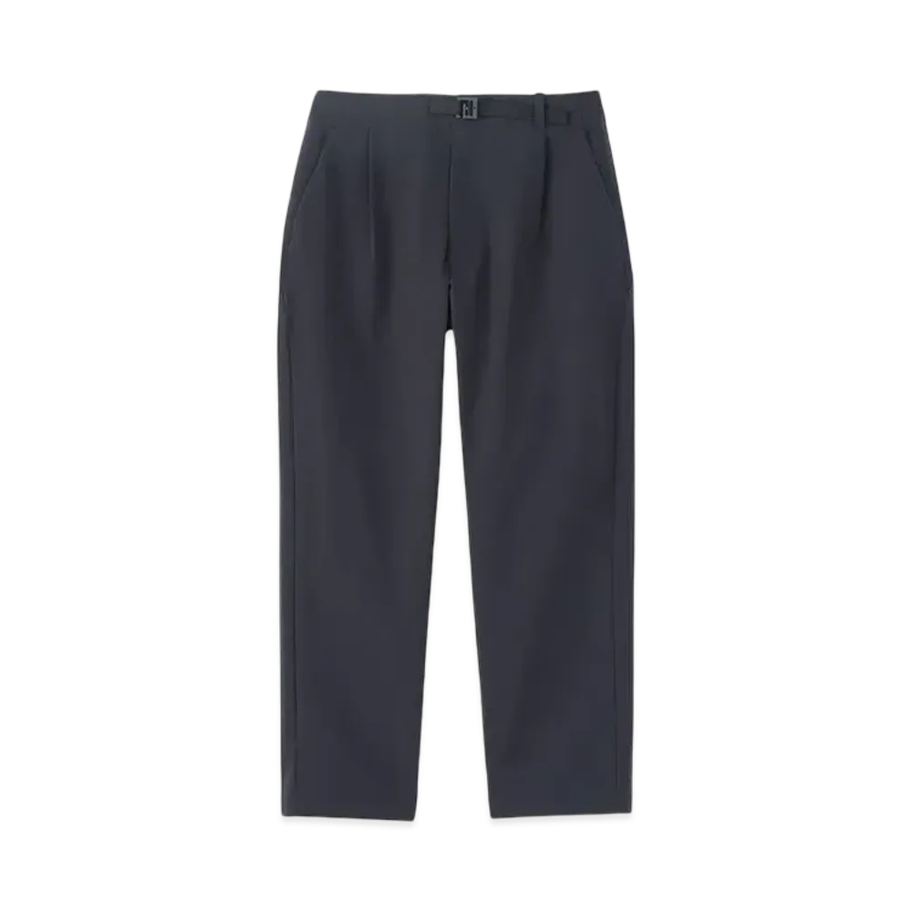 Goldwin One Tuck Tapered Stretch Pants "Navy"