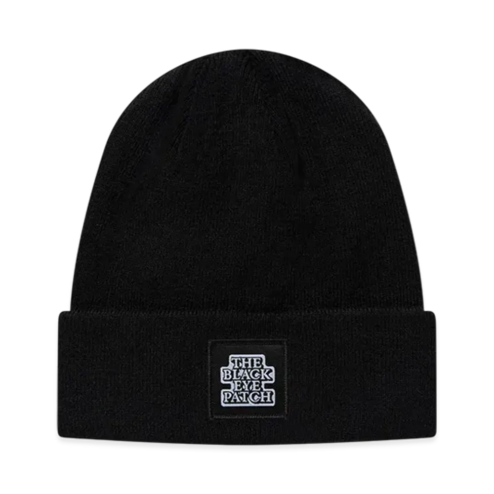 BlackEyePatch OG Label Patched Beanie "Black"