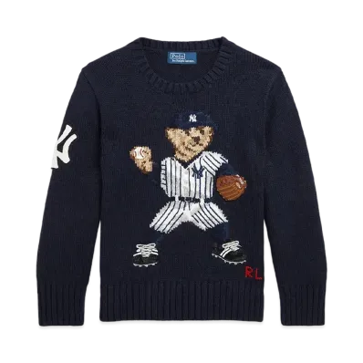 Polo Ralph Lauren x Yankees limited collection Bear Sweater "Navy"
