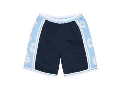 DENIM TEARS Cotton Wreath Olaf Shorts "Blue"