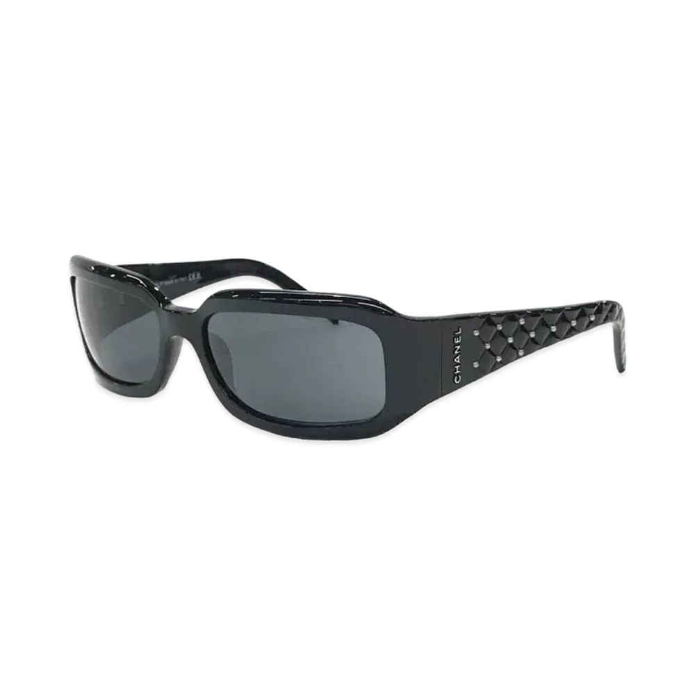 CHANEL Studs Sunglasses "Black" 