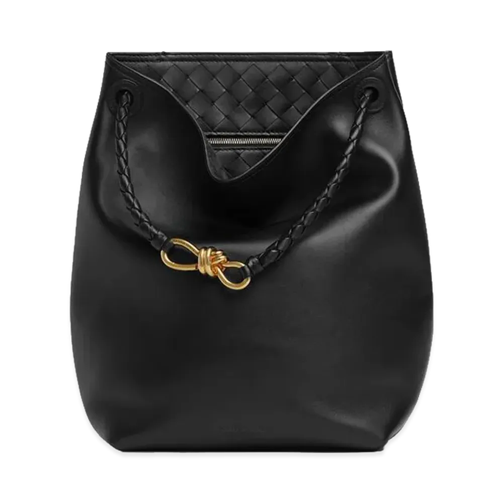 Bottega Veneta Andiamo Bucket "Black"