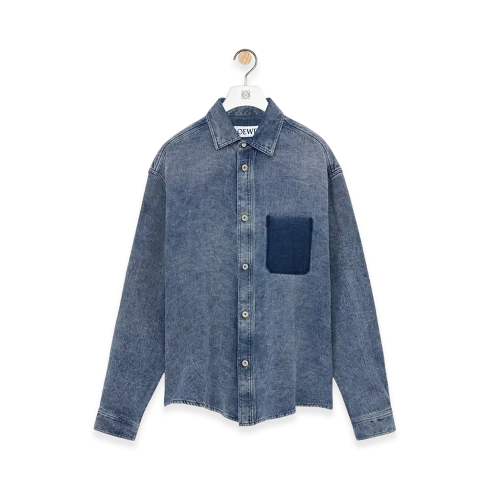 LOEWE Shirt "Grey Blue"