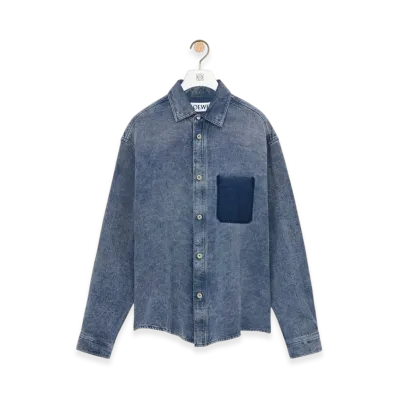 LOEWE Shirt "Grey Blue"