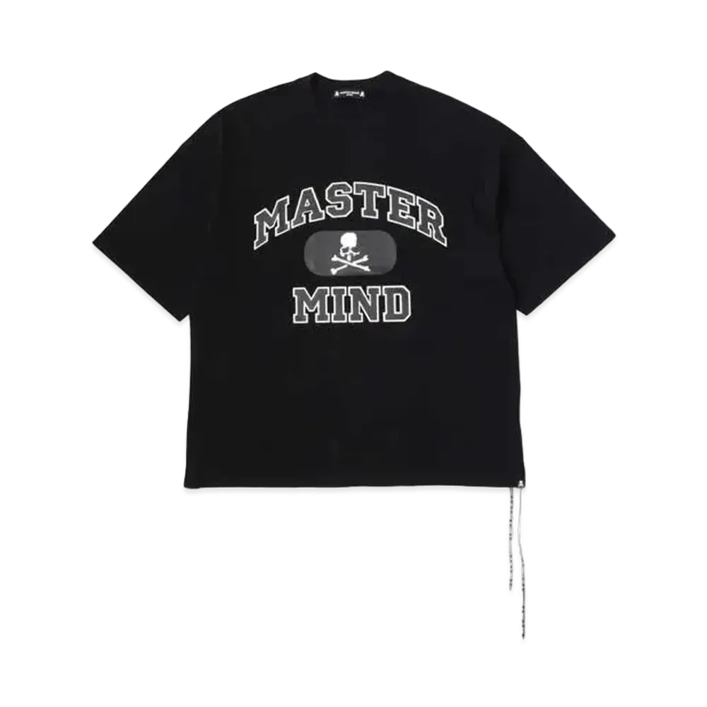 mastermind JAPAN Boxy College Tee "Black"