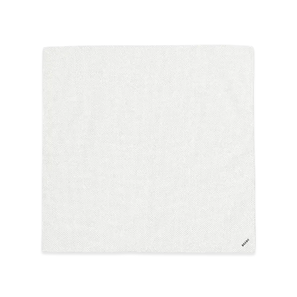 BEAMS Dot Handkerchief "White/Navy"