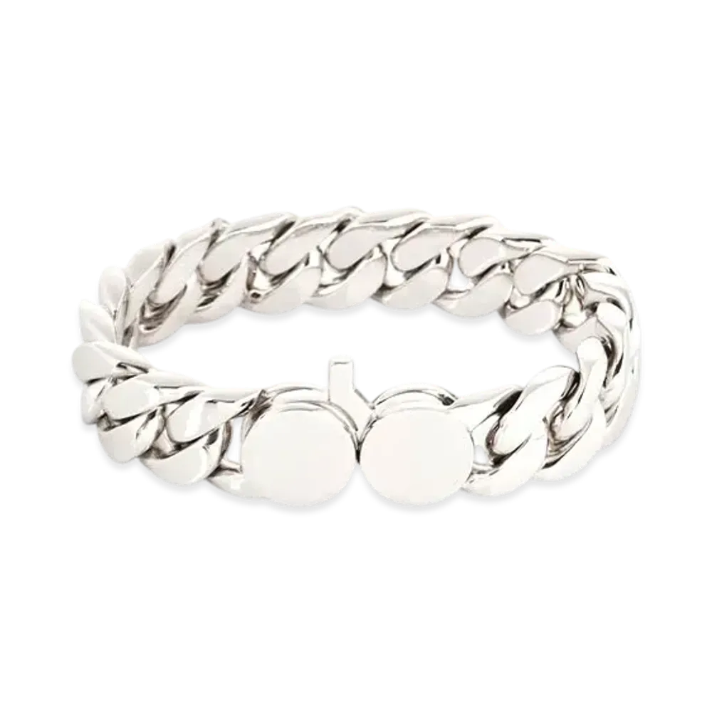 TOMWOOD Danny Bracelet Slim "Silver"