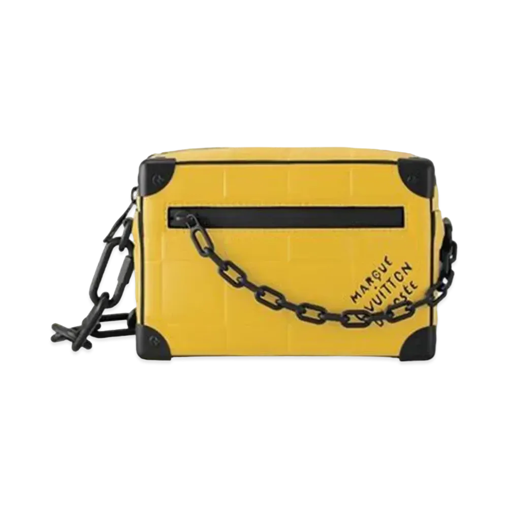 Louis Vuitton Mini Soft Trunk Damier Scuba Calfskin "Jaune"