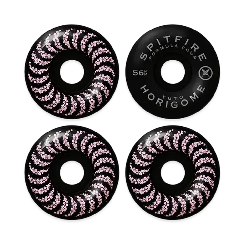 SPITFIRE x Yuto Horigome Cherry Blossom Classics Wheels 56mm F4 99A "Black"