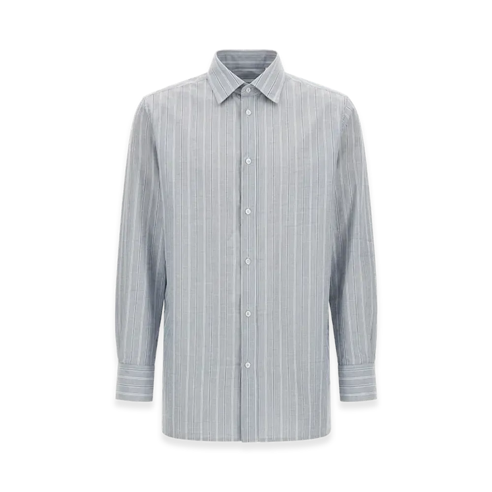 Maison Margiela Striped Shirt "Azure"