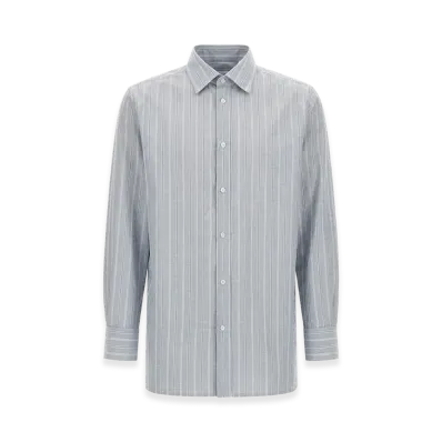 Maison Margiela Striped Shirt "Azure"