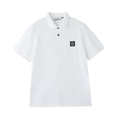 Stone Island Organic Cotton Elastane "White"