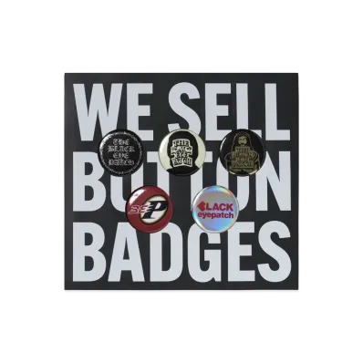 BlackEyePatch Assorted Button Badges "Multi"