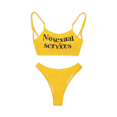 FR2 No Sexual Services Bikini "Yellow"